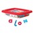 Lowercase AlphaMagnets - Blue & Red